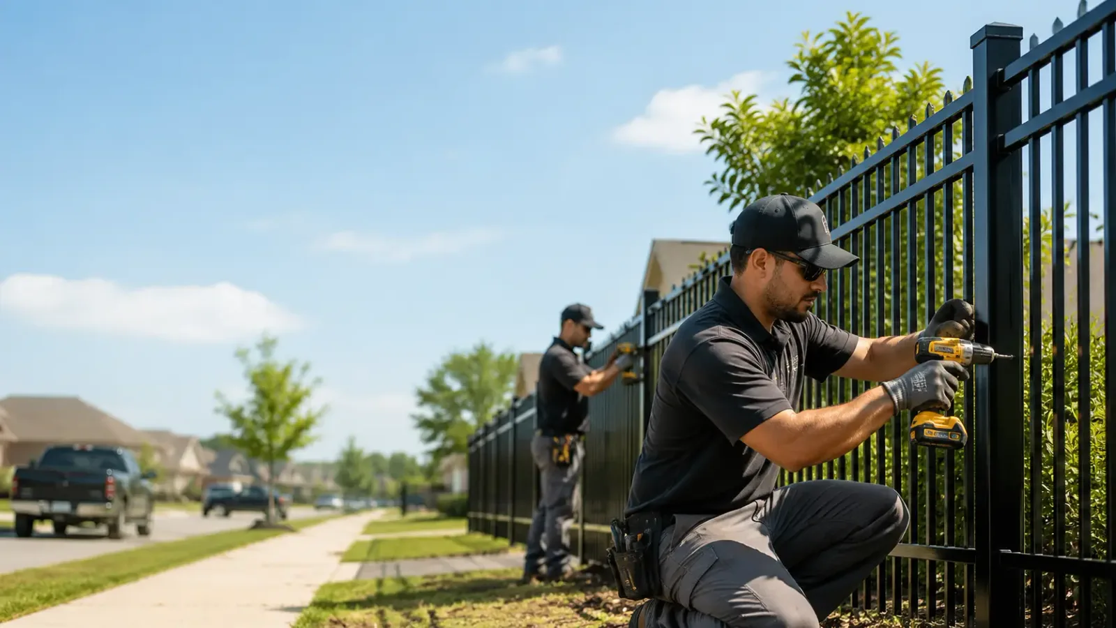 Metal Fence Installation in Blue Rock, OH